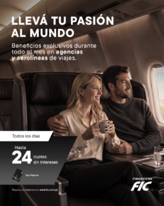 Hasta 18 y 24 cuotas sin intereses – Agencias de viajes y Aerolíneas