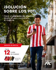 Adelanto de efectivo hasta 12 cuotas sin intereses