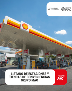 Listado de estaciones y tiendas de conveniencia –  Shell Grupo MAO