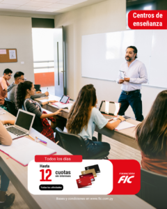 Hasta 12 cuotas sin intereses – Centros de enseñanzas