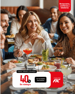 Ahorrá con FIC en Restaurantes, Confiterías y Heladerías.