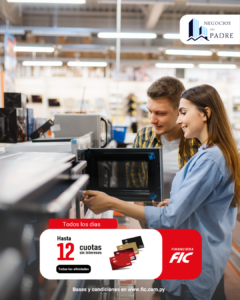 12 cuotas sin intereses – Negocios del Padre