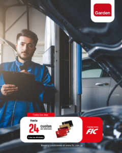 Hasta 24 cuotas sin intereses con Grupo Garden