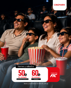 Ahorrá con FIC en Cinemark
