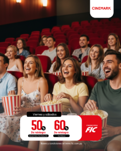 Ahorrá con FIC en Cinemark