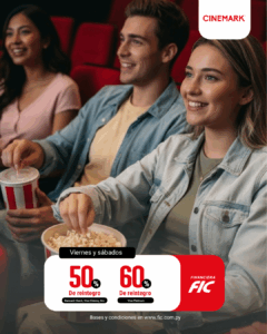 Ahorrá con FIC en Cinemark