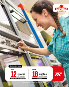 12 y 18 cuotas sin intereses – Electroban