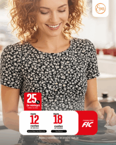 25% de descuento con ESSEN + 12 y 18 cuotas sin intereses.