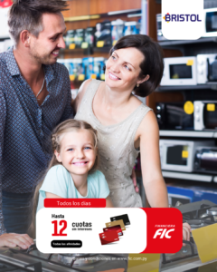 Hasta 12 cuotas sin intereses con BRISTOL