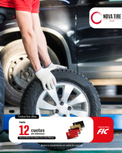 Hasta 12 cuotas sin intereses en NOVA TIRE EAS