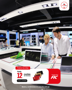 Hasta 12 cuotas sin intereses con Compulandia