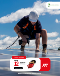 Hasta 12 cuotas sin intereses con Energy  Green Paraguay
