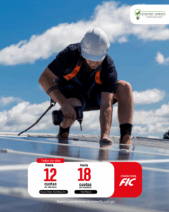 Hasta 12 y 18 cuotas sin intereses con Energy  Green Paraguay