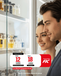 Hasta 12 y 18 cuotas sin intereses en Perfumerías