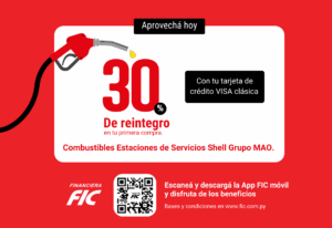 30% de ahorro en combustibles en tu primera compra con TC- Shell Grupo MAO