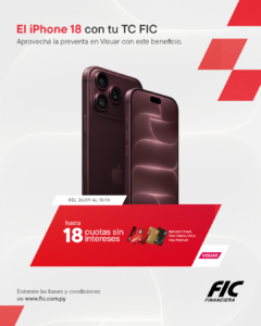 Preventa de Iphone 18 en Visuar, con beneficios exclusivos.